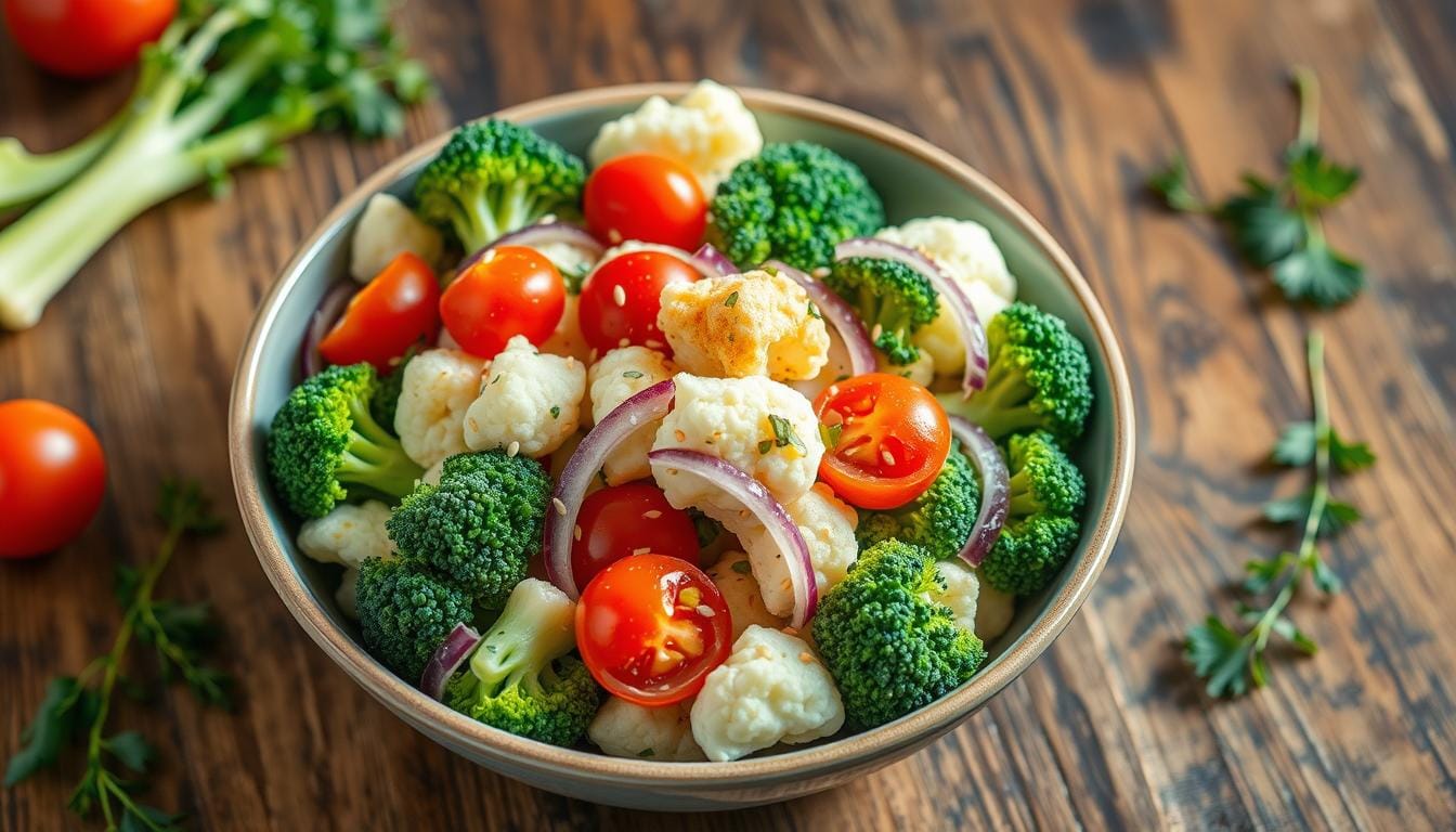 broccoli cauliflower salad recipe