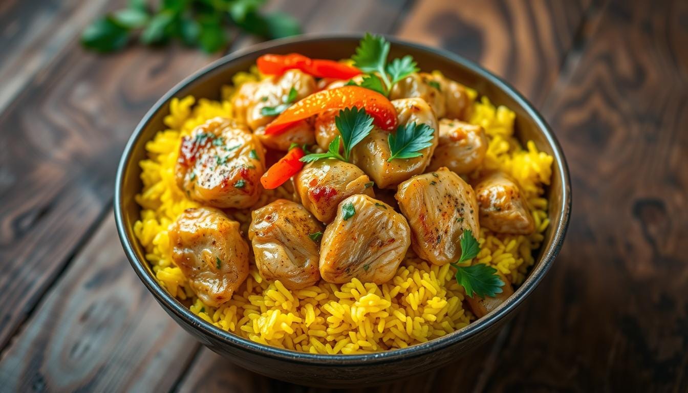 chicken and yellow rice recipe