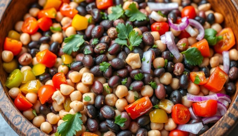 dense bean salad