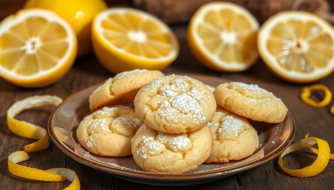 lemon cookies using lemon cake mix