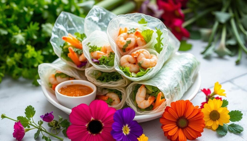 rice paper rolls