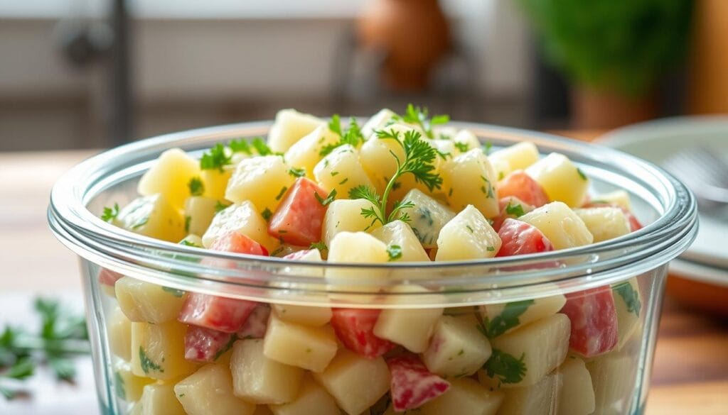 storing potato salad