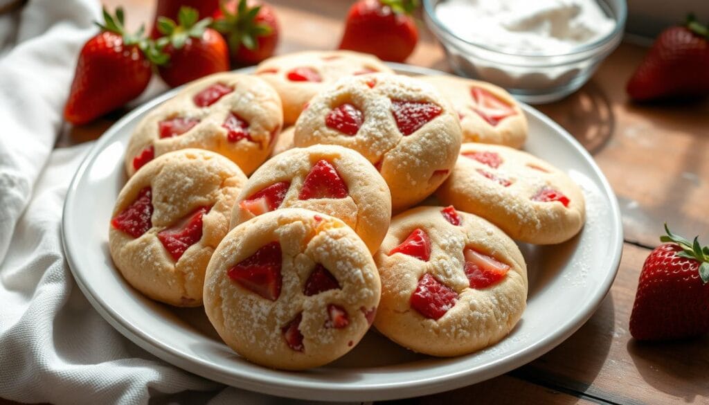 strawberry cake mix cookies