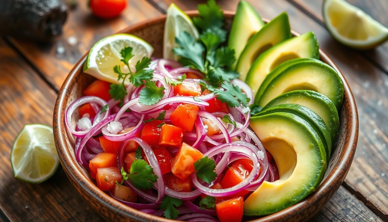 "Fresh and vibrant cebolla ensalada recipe featuring thinly sliced onions, fresh herbs, and a zesty dressing, served in a rustic bowl – a simple and delicious onion salad perfect for any occasion."